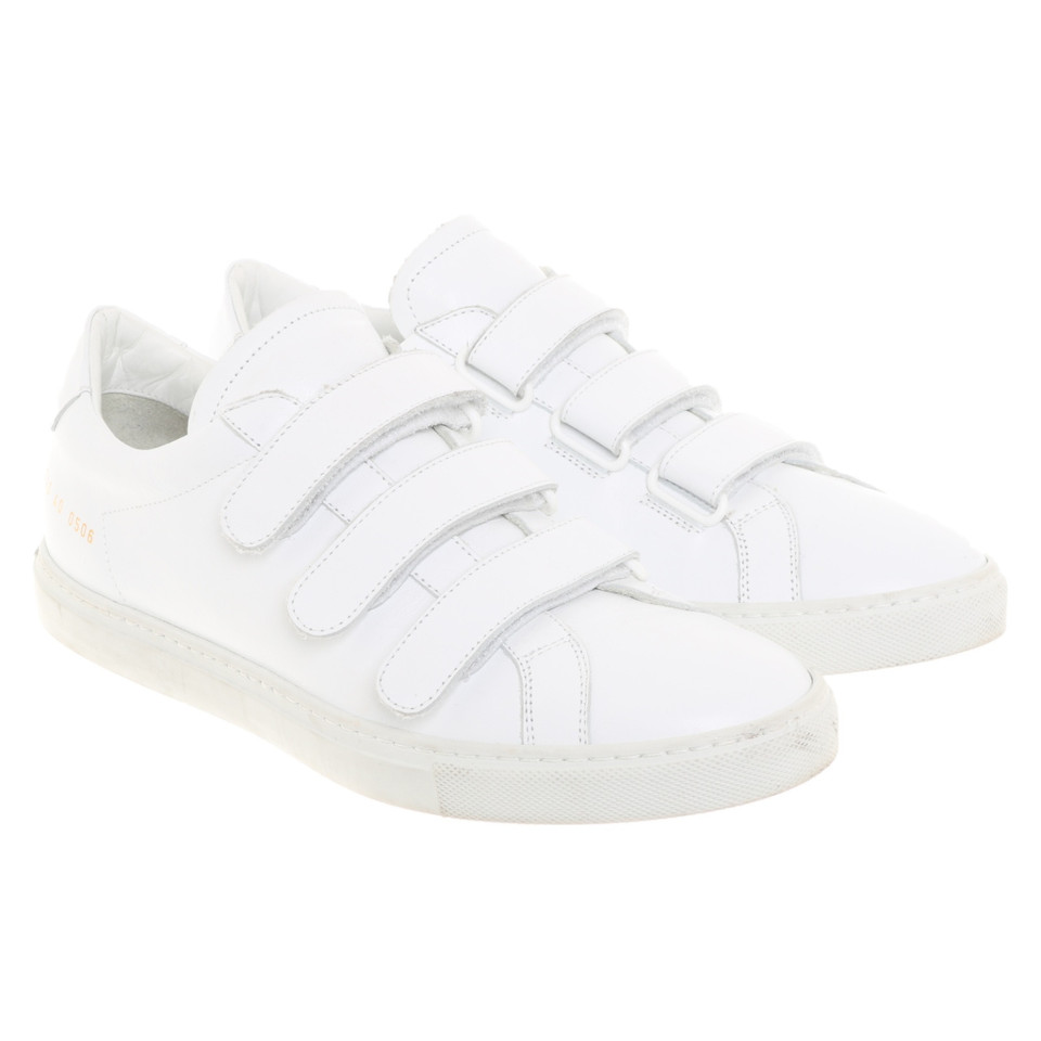 Common Projects Sneakers Leer in Wit