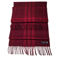 Burberry Bordeaux cashmere shawl 