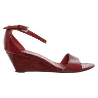 Prada Sandalen Leer in Rood