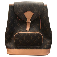 Louis Vuitton Montsouris aus Leder in Braun