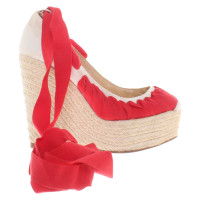 Christian Louboutin Wedges with lacing