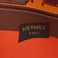 Hermès Seidentuch ,,Tout Cuir' in Orange