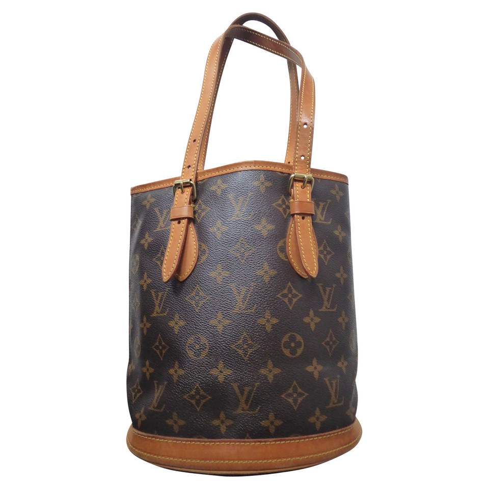 Louis Vuitton "Petit Bucket Monogram Canvas"