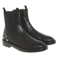 Balenciaga Stiefeletten aus Leder in Schwarz