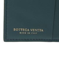 Bottega Veneta Sac à main/Portefeuille en Cuir en Pétrole