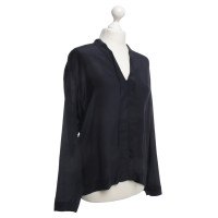 Drykorn Silk blouse in dark blue