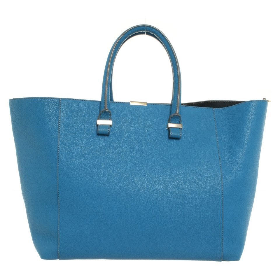 Victoria Beckham Shopper Leather in Blue