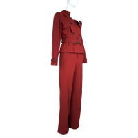 Jean Paul Gaultier Anzug aus Wolle in Rot