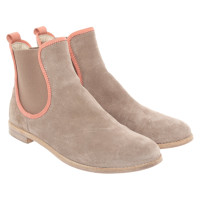 Agl Bottines en Cuir en Beige