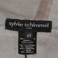 Sylvie Schimmel  leather jacket