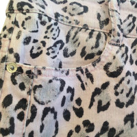 Marc Cain Denim skirt with Leopard pattern