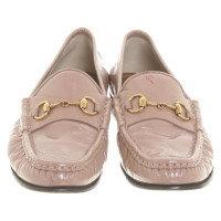 Gucci Slippers/Ballerinas Patent leather in Nude