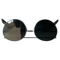 Alexander McQueen Sonnenbrille in Schwarz