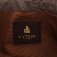 Lanvin Clutch aus Leder in Rot