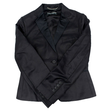 Dolce & Gabbana Anzug aus Baumwolle in Schwarz