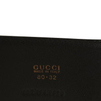 Gucci Ceinture en cuir noir