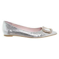 Russell & Bromley Slippers/Ballerinas Leather in Silvery