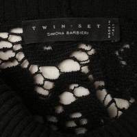 Twin Set Simona Barbieri Knitted dress in lace-