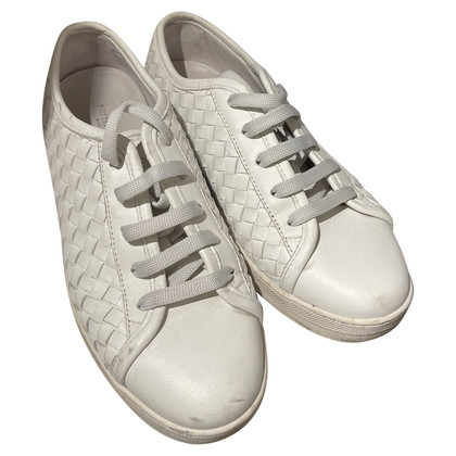 Bottega Veneta Sneakers Leer in Wit