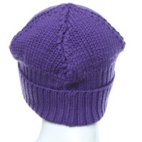 Laurèl Virgin wool hat in purple