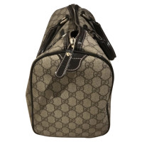 Gucci Handtasche aus Leinen in Braun