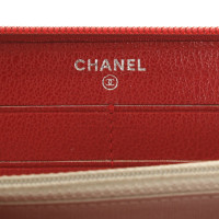 Chanel Lederportemonnaie in Rot