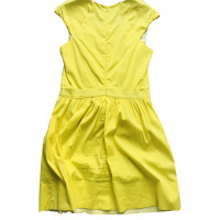 Patrizia Pepe Kleid aus Baumwolle in Gelb