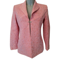 Versace Jacke/Mantel aus Baumwolle in Rosa / Pink