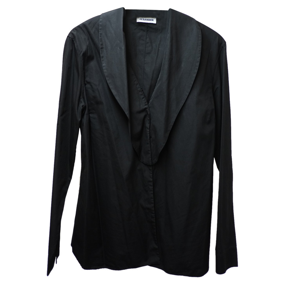 Jil Sander Dress Cotton in Black