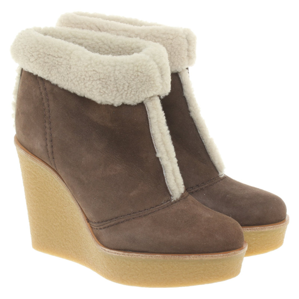 Chloé Ankle boots Suede in Brown