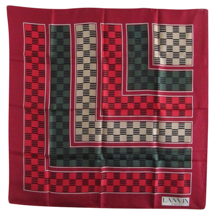 Lanvin Silk scarf with pattern