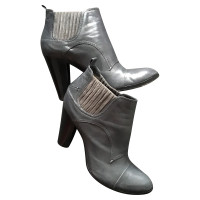 Costume National Ankle boots Leather in Grey