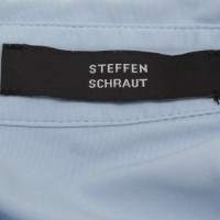 Steffen Schraut Lichtblauwe blouse