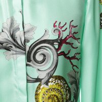 Versace Tunique en soie avec motif imprimé