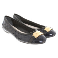 John Galliano Slipper/Ballerinas aus Lackleder