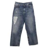 Acne Jeans Katoen in Blauw