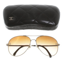 Chanel Pilotenbrille in Braun