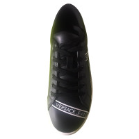 Versace Chaussures de sport en Cuir en Noir