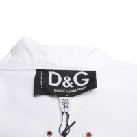 Dolce & Gabbana Cotton blazer in white