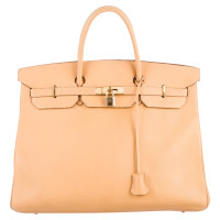 Hermès Birkin Bag 40 en Cuir en Beige