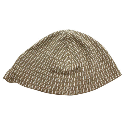 Fendi Hat/Cap Cotton in Beige