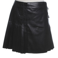 Burberry Leather skirt in black