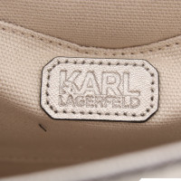 Karl Lagerfeld Sac à bandoulière de couleur argent