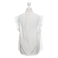 Emilio Pucci Top Silk in White