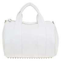 Alexander Wang Handtasche aus Leder in Weiß