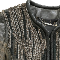 Barbara Bui Leather jacket in used look