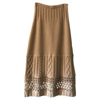 Philosophy Di Alberta Ferretti Knitted skirt in beige