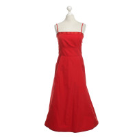 Jil Sander Bustier Dress in Red