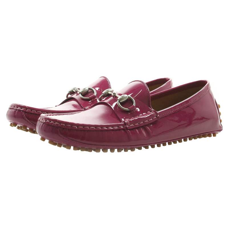 Gucci Patent leather moccasins
