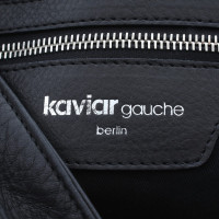 Kaviar Gauche "Lamel Bag MIDI" in zwart